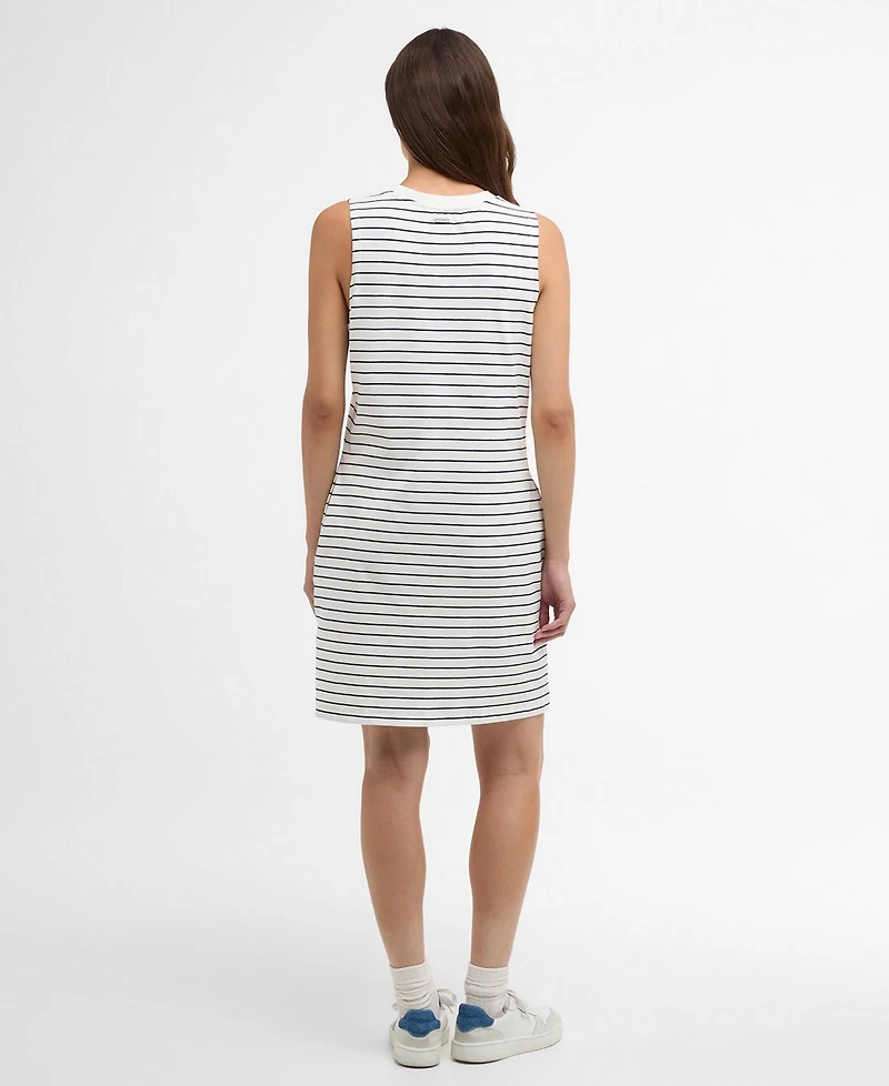 Barbour Women's Hartland Striped Sleeveless Mini Dress