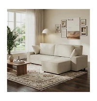 gaomon Corduroy Sectional Sofa