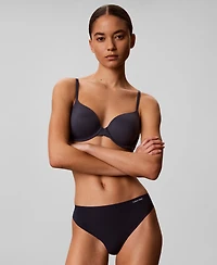 Calvin Klein Women's Invisibles 3-Pack Thong Underwear QD3558