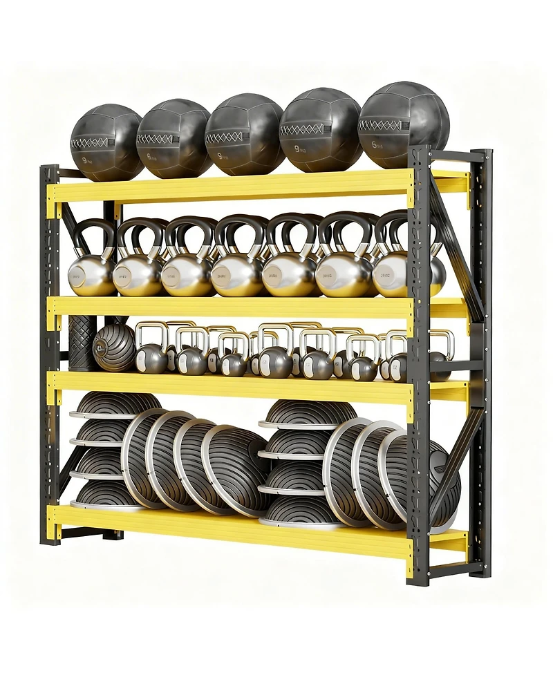 Yigii Garage Shelving Heavy Duty Adjustable Metal Storage Shelf Warehouse Basement Workshop
