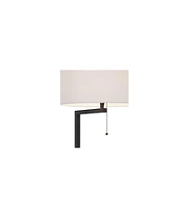 360 Lighting Space Saver Modern Floor Lamps with Tray Table 62" Tall Set of 2 Metal Fabric Drum Shade for Living Room Bedroom Office House