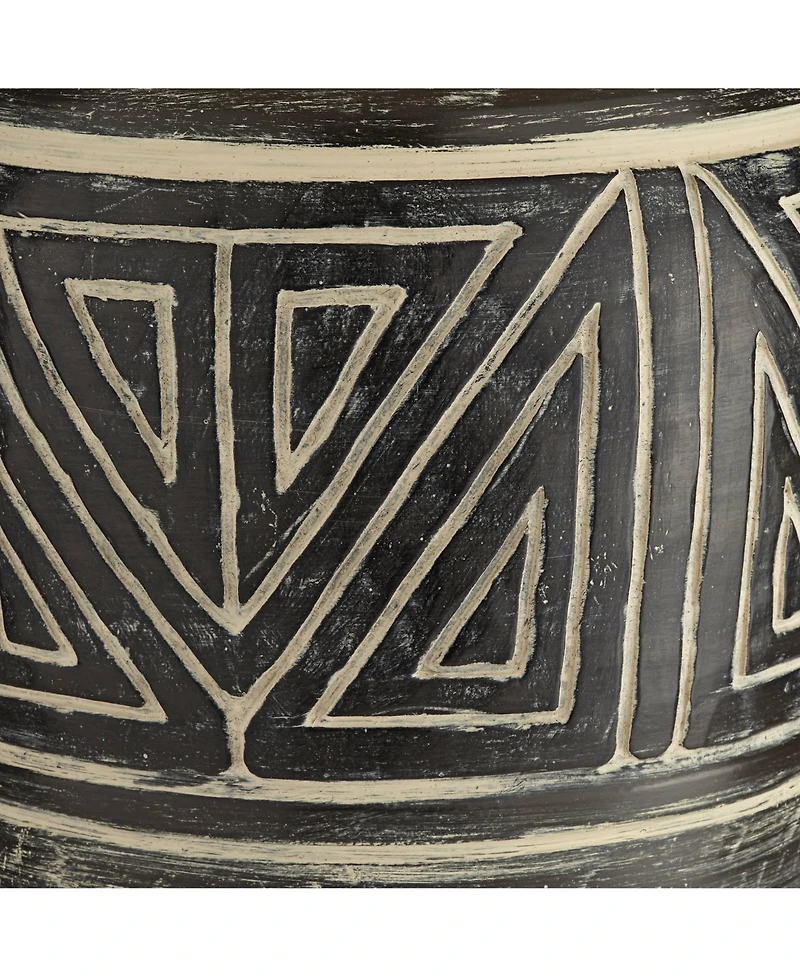 John Timberland Rustic Southwestern Jar Table Lamp with Usb Charging Port 32" Tall