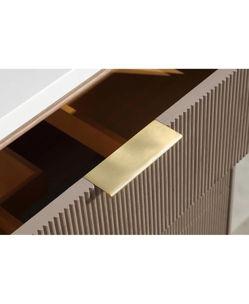 Aria 36" Bathroom Vanity Smoked Oak