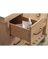 Ari Bath Marina 42" Bathroom Vanity Weathered Driftwood