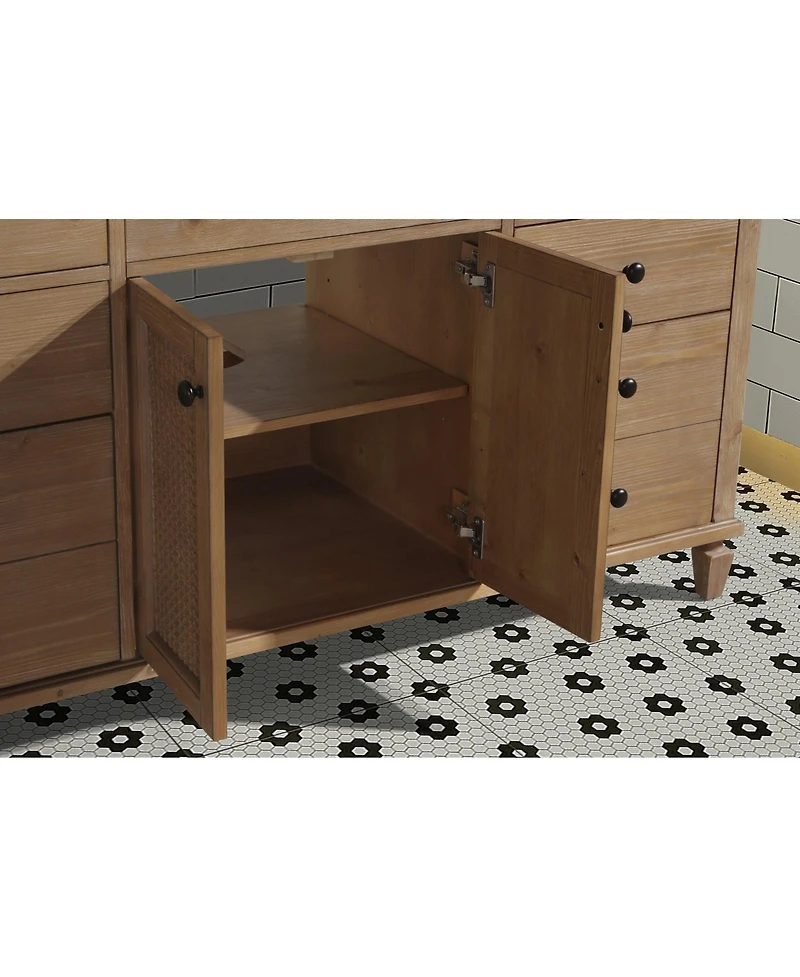 Ari Bath Annie 60" Bathroom Vanity Weathered Fir
