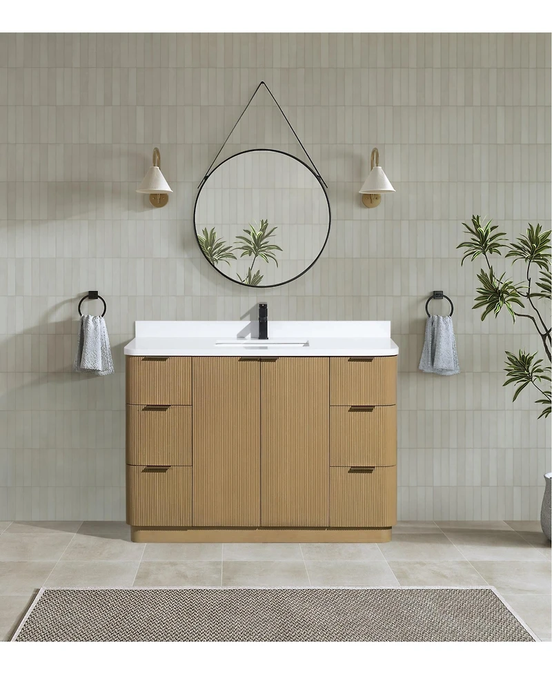 Ari Bath Calamigo 48" Bathroom Vanity Oak