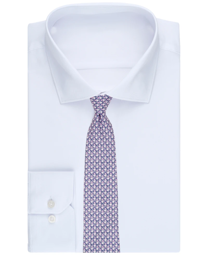 Club Room Men's Jean Floral Pattern Tie, Macy's Exclusive