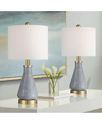 360 Lighting Alexia 20" High Small Modern Accent Table Lamps Set of 2