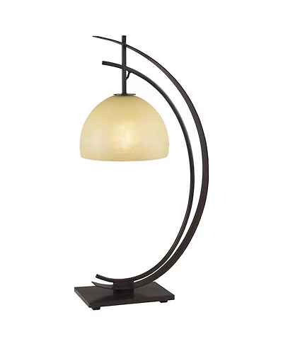 Kathy Ireland Orbit 28" Tall Arc Curved Industrial Table Lamp