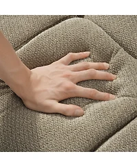 Homsee 4-Piece L-Shaped Sectional Sofa with High Backrest | Premium Chenille Upholstery