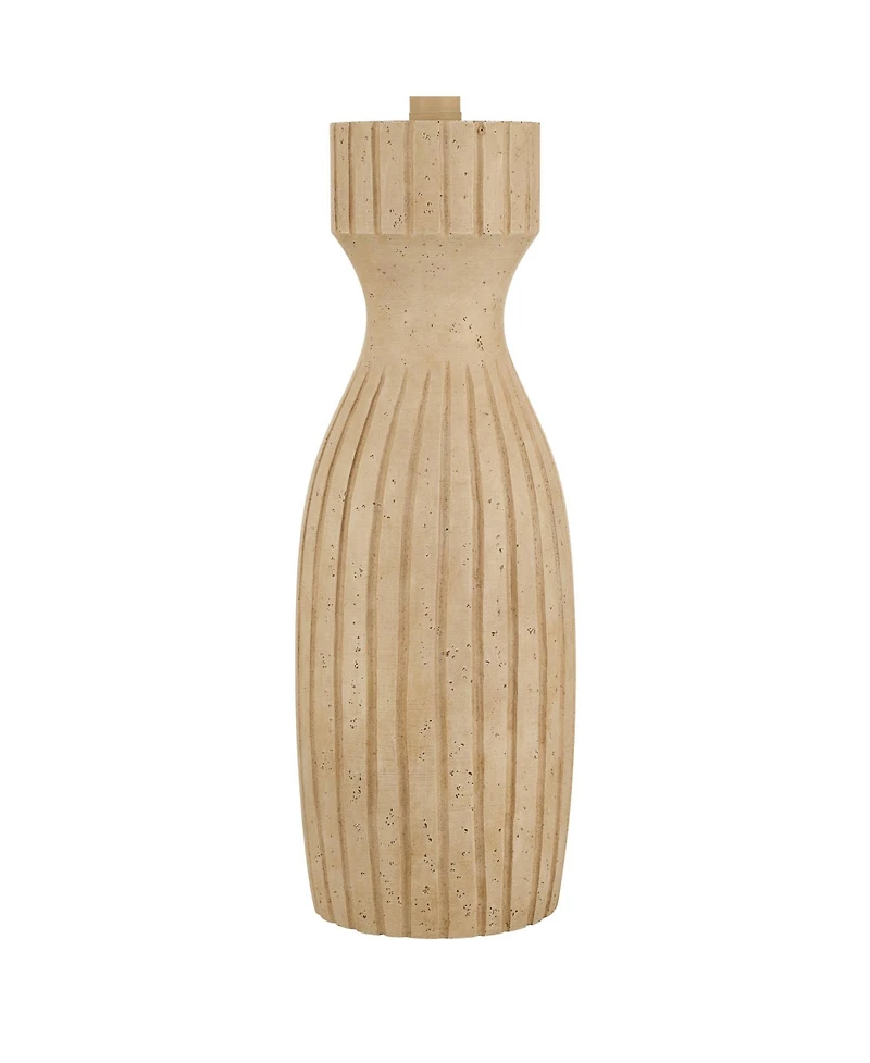 360 Lighting Andros High Beige Almond Table Lamp
