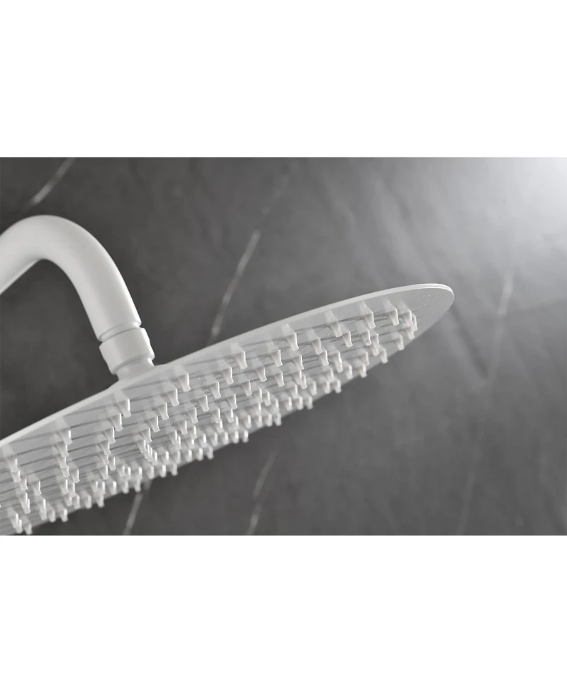 Busdays Complete Shower System with Rainfall Shower Head, Hand Shower, Slide Bar, 3 Bodysprays, Valve Trim and Lever Handles