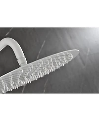 Busdays Complete Shower System with Rainfall Shower Head, Hand Shower, Slide Bar, 3 Bodysprays, Valve Trim and Lever Handles