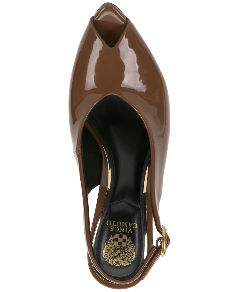 Vince Camuto Women's Helenza Peep-Toe Slingback Pumps