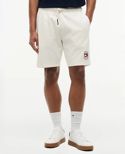 Tommy Hilfiger Men's Rwb Box Flag Drawstring Shorts