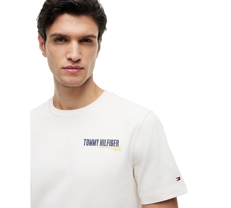 Tommy Hilfiger Men's Summer Back Graphic Regular-Fit T-Shirt