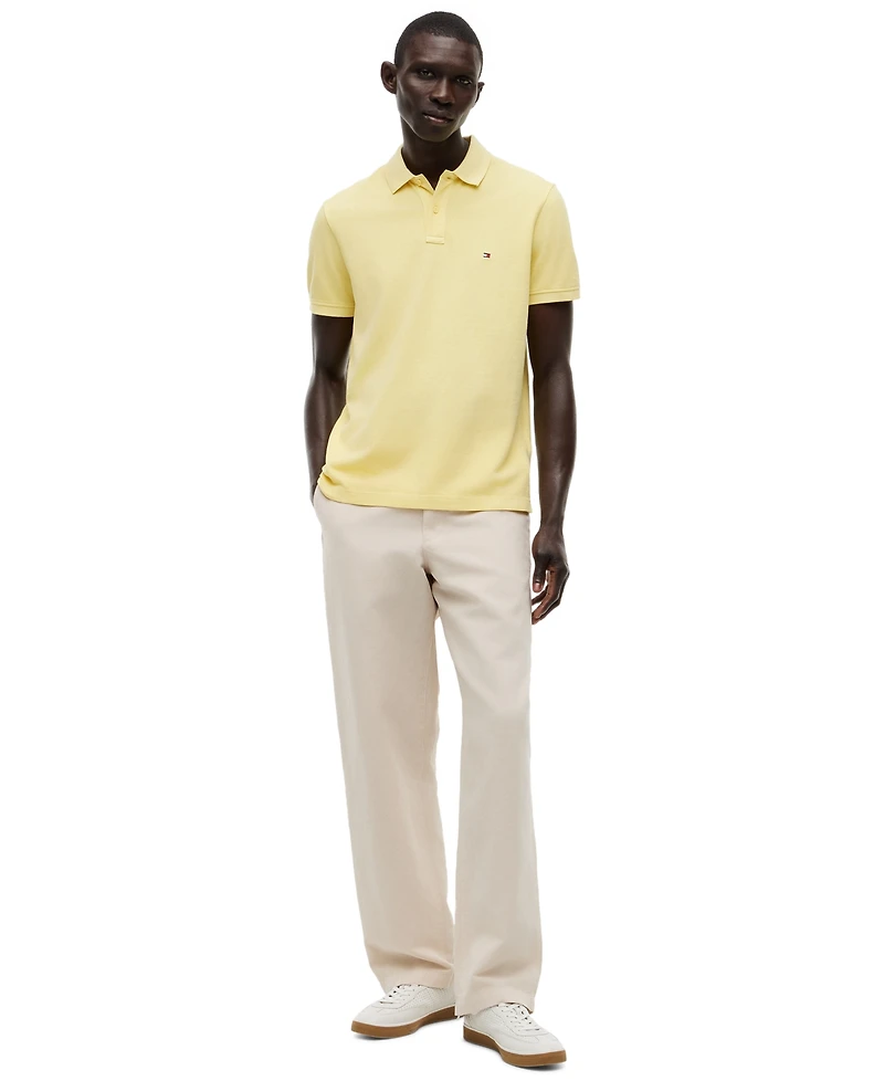 Tommy Hilfiger Men's Short Sleeve Garment-Dyed Polo Shirt