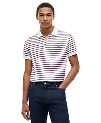 Tommy Hilfiger Men's Interlock Stripe Regular-Fit Polo Shirt