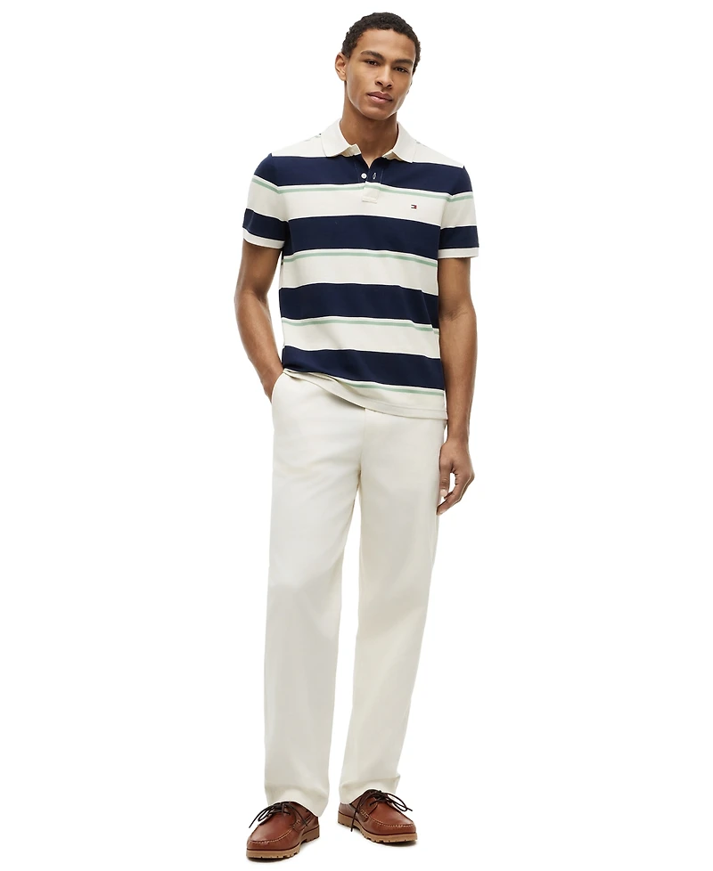 Tommy Hilfiger Men's Stripe Polo Shirt