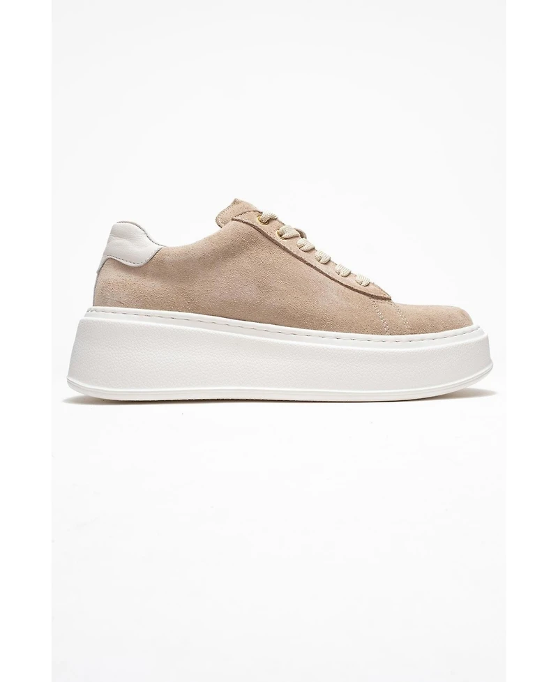 Forever & Always Shoes Women's Paloma Leather Sneaker