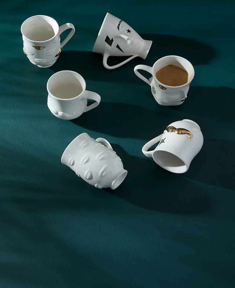Jonathan Adler Muse Gilded Mr. & Mrs. 16 oz. Mug