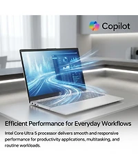 Hp Essential 15.6" Traditional Laptop Intel Core Ultra 5 16GB Ram Intel Graphics 1TB Ssd Storage Windows 11 Pro 60Hz