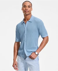 Lands' End Men's Short Sleeve Lightweight Button Through Polo Shirts