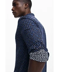 Desigual Men's Ethnic embroidered shirt