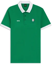 Boss by Hugo Men's Paddy Mexico Flag Trim Polo Shirt