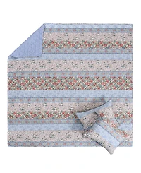 Greenland Home Fashions Kressida Modern Floral 3-Pc. Quilt Set, Full/Queen