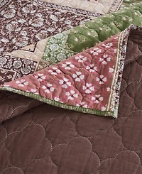 Greenland Home Fashions Priya Patchwork Print 2-Pc. Quilt Set, Twin/Twin Xl