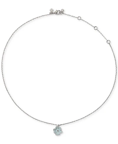 kate spade new york Golden Bloom Cubic Zirconia Flower Pendant Necklace