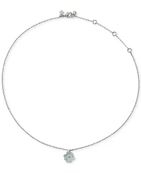 kate spade new york Golden Bloom Cubic Zirconia Flower Pendant Necklace