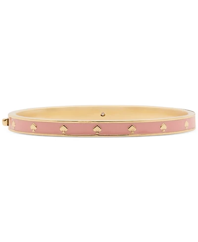 kate spade new york Enamel Hinged Spade Bangle Bracelet