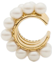 kate spade new york Cubic Zirconia & Imitation Pearl Ear Cuff Earrings