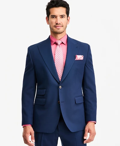Tayion Collection Men's Classic-Fit Navy Suit Separate Jacket