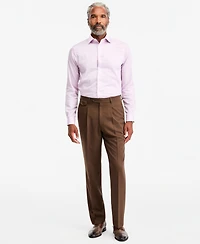 Tayion Collection Men's Classic-Fit Medium Brown Suit Separate Pants
