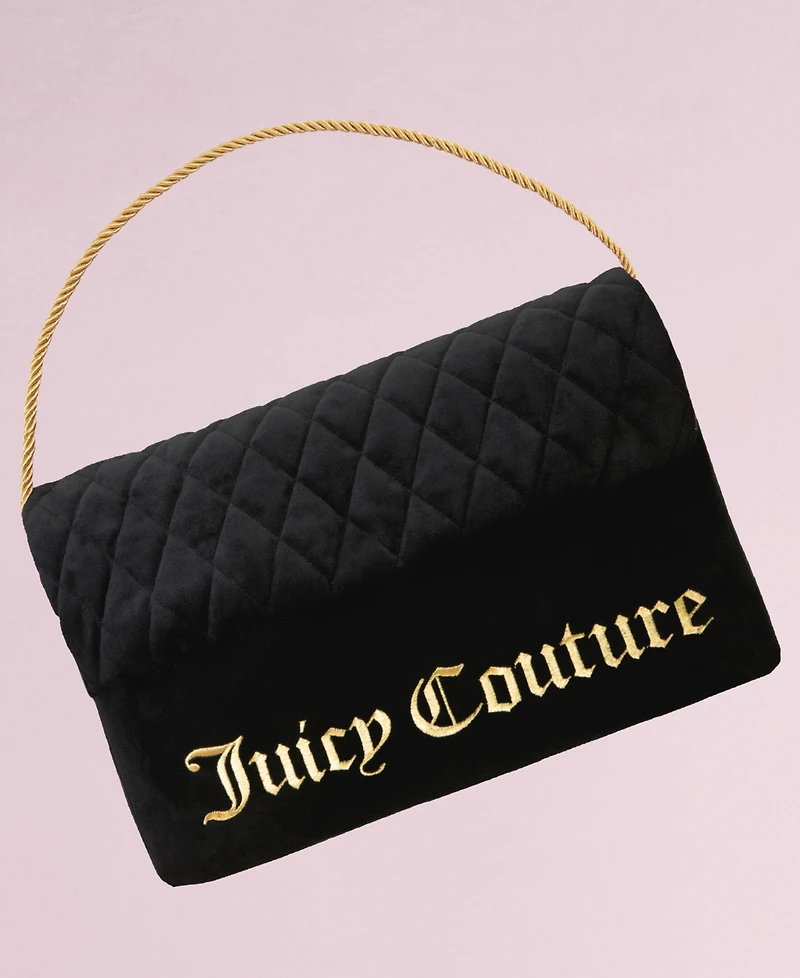 Juicy Couture Purse Shaped Decorative Pillow, 10" x 16"