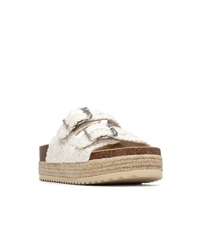 Xti Women's Refresh Collection Double Strap Buckle Flat Sandals