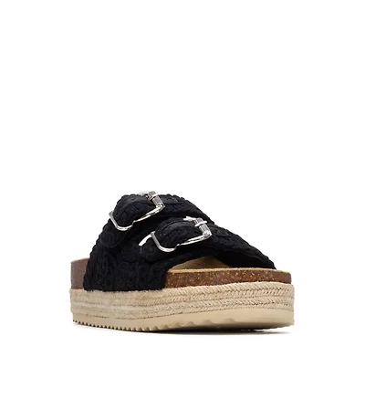 Xti Women's Refresh Collection Double Strap Buckle Flat Sandals