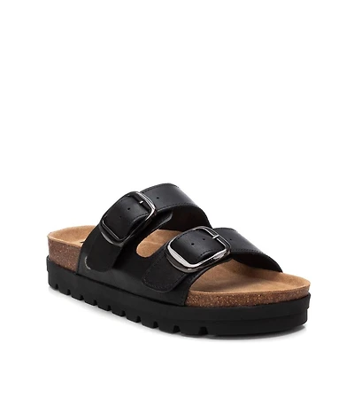 Women's Footbed Jute Wrapped Platform Sandals By Xti