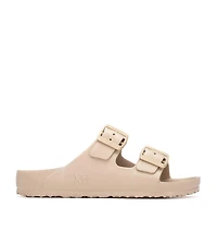 Xti Women's Footbed Rubber Double Strap Sandals