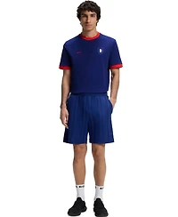 Boss by Hugo Men's Stretch-Cotton France Country Flag Logo T-Shirt