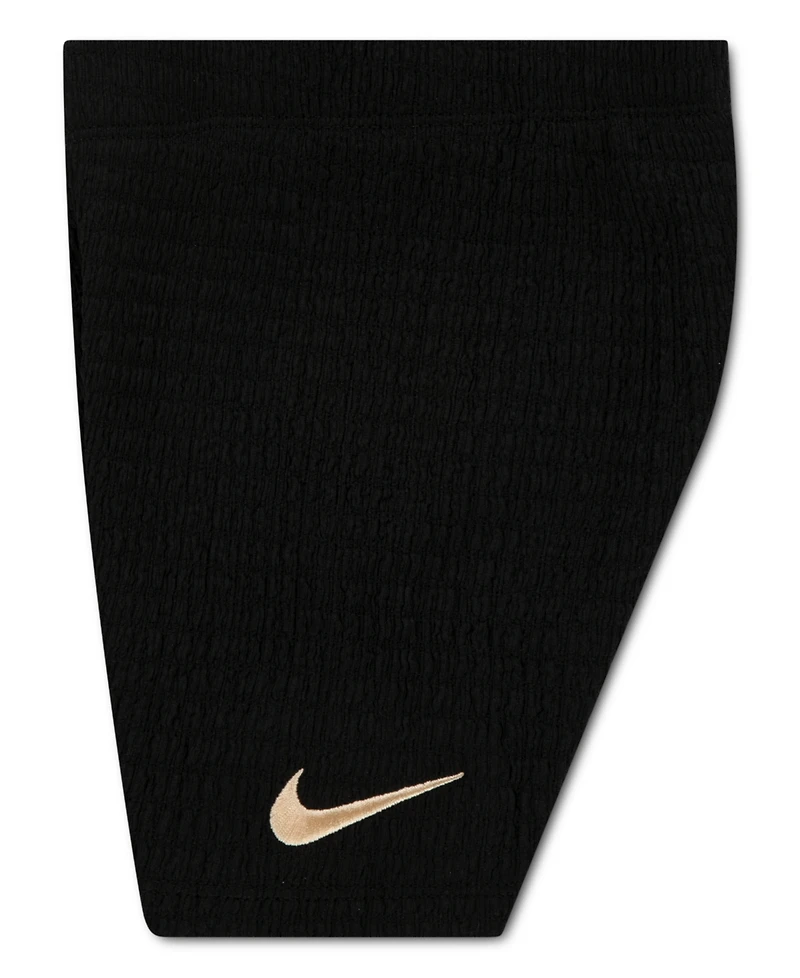 Nike Girls' 2T-4T Short-Sleeve T-Shirt and Shorts, 2-Piece Set