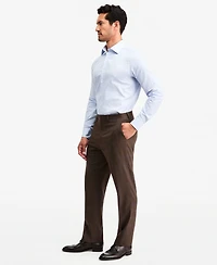 Tayion Collection Men's Classic-Fit Brown Plaid Suit Separate Pants