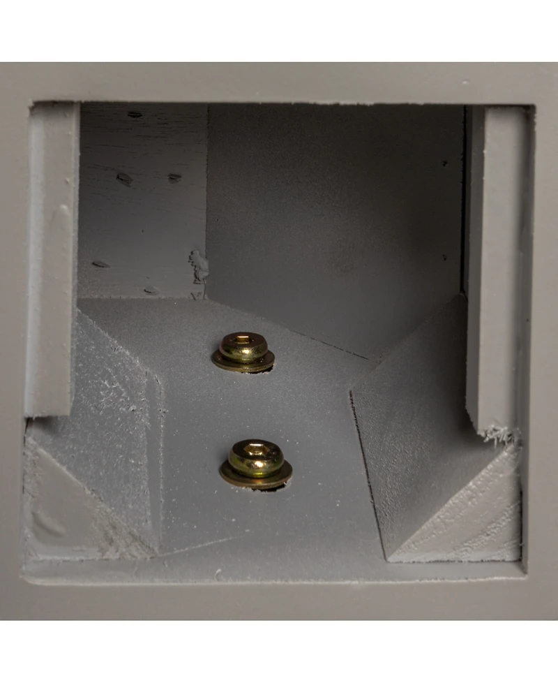 Storied Home 37" Wood Small Victorian Decorative Fireplace Mantel