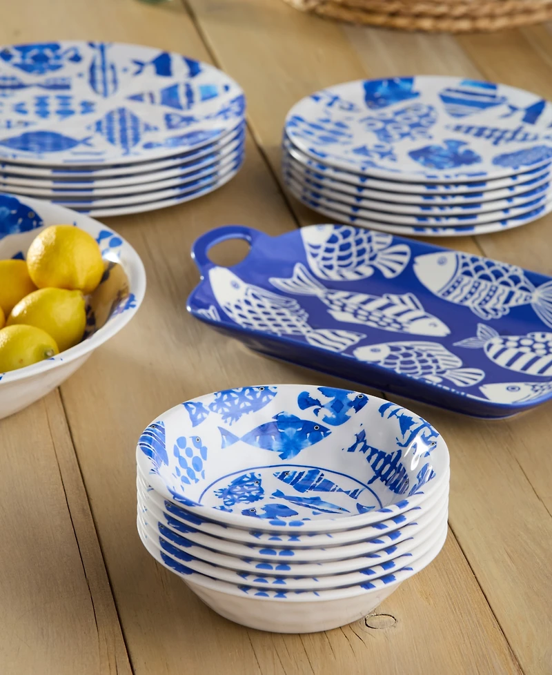 Certified International Fish Tale Bowls, Set of 6