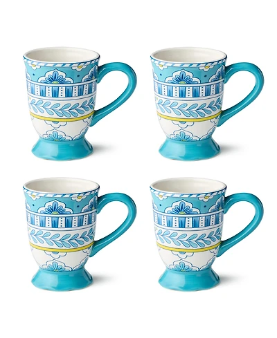 Certified International Porto Ceramic Mugs, Set of 4