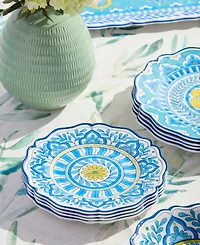 Certified International Melamine Salad Plates, Set of 4