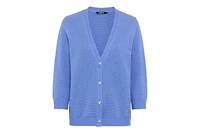 Olsen Women's Solid V-Neck Cardigan